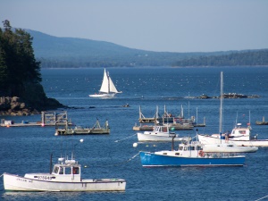 bootjes in de haven van Bar Harbor | Bar Harbor ME